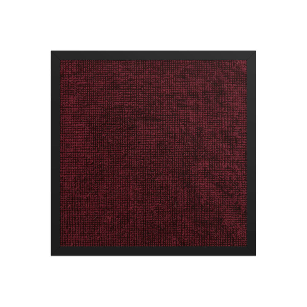 PRIORAT — Framed Paper, Black, 16×16