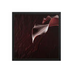 CRU — Framed Paper, Black, 16×16