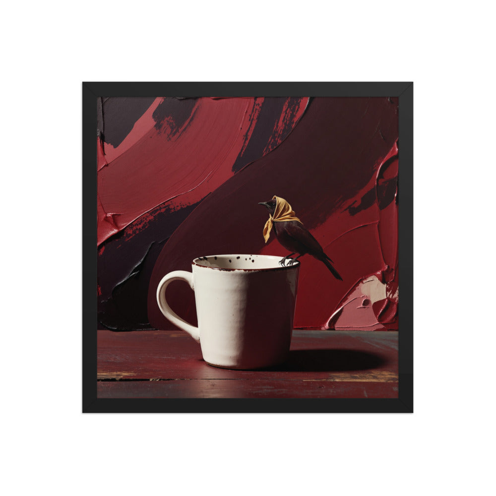 KILN — Framed Paper, Black, 16×16