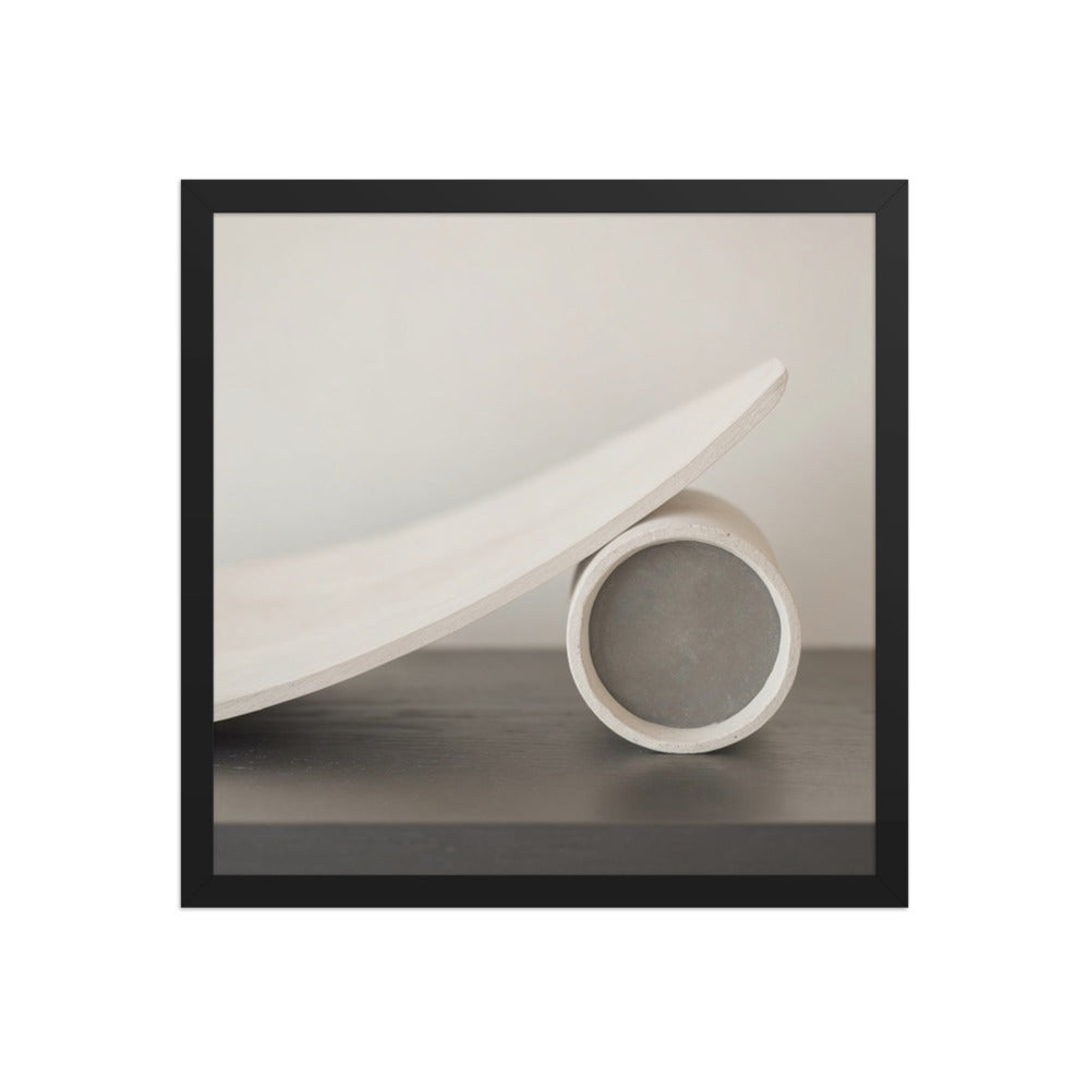 CAMFER — Framed Paper, Black, 16×16