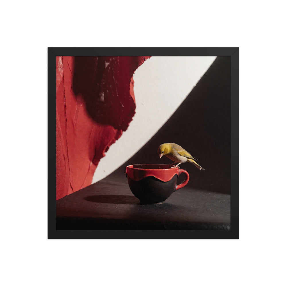 CORK — Framed Paper, Black, 16×16
