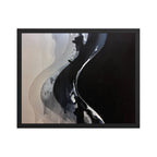 CATALYSIS framed paper gloss — Black, 16″×20″