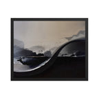DIFFUSION framed paper gloss — Black, 16″×20″