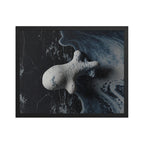 ASTEROID — Framed Paper, Black, 16×20