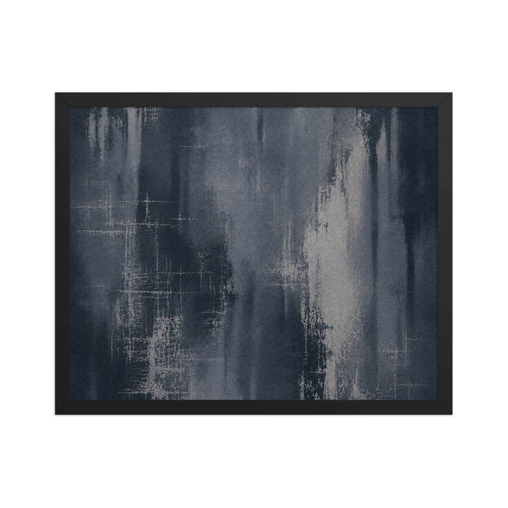 ETCH VI — Framed Paper, Black, 16×20