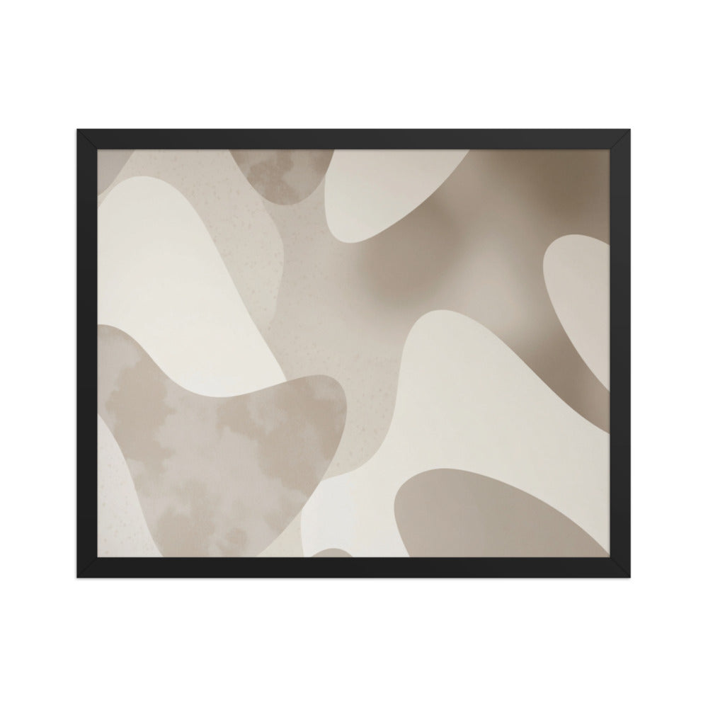 JACQUARD — Framed Paper, Black, 16×20