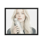 YARROW — Framed Paper, Black, 16×20