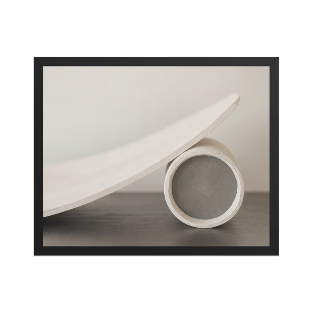 CAMFER — Framed Paper, Black, 16×20