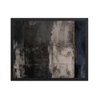 BARRIER — Framed Paper, Black, 16×20