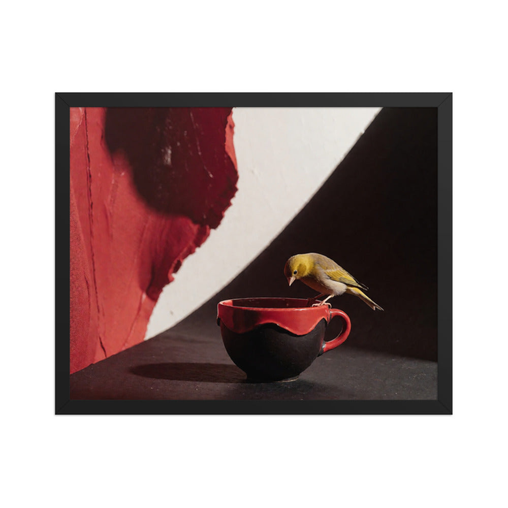 CORK — Framed Paper, Black, 16×20