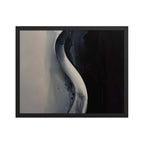 GRADIENT framed paper gloss — Black, 16″×20″