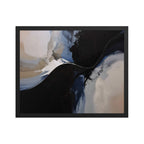 REDUCTION framed paper gloss — Black, 16″×20″