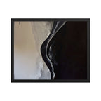SUBLIMATION framed paper gloss — Black, 16″×20″