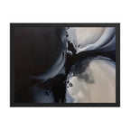 FUSION framed paper gloss — Black, 18″×24″