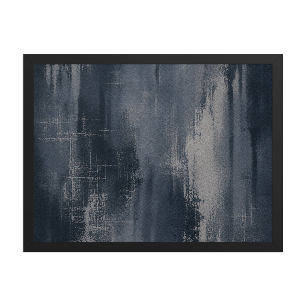 ETCH VI — Framed Paper, Black, 18×24