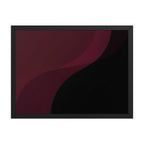 DAMASK — Framed Paper, Black, 18×24