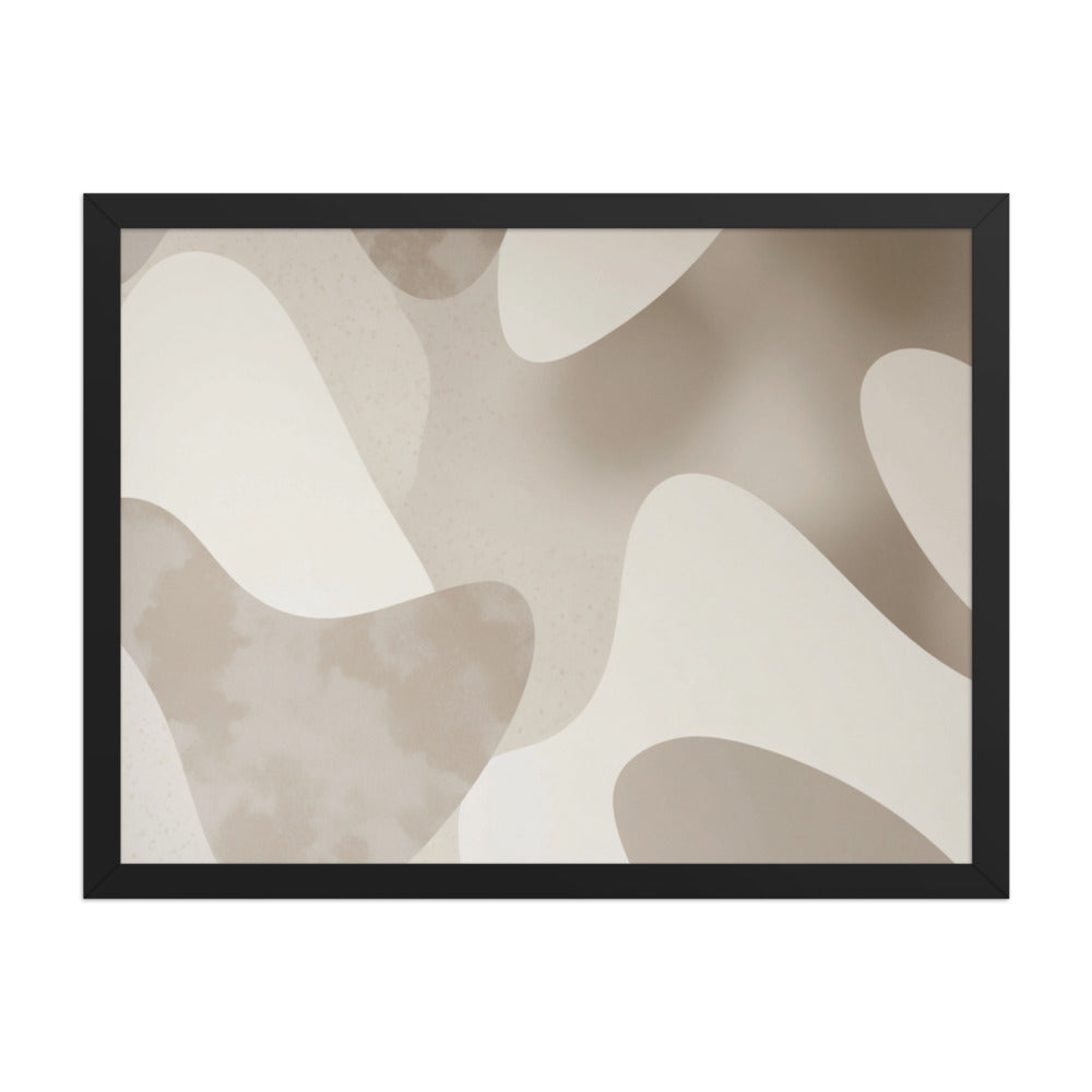 JACQUARD — Framed Paper, Black, 18×24