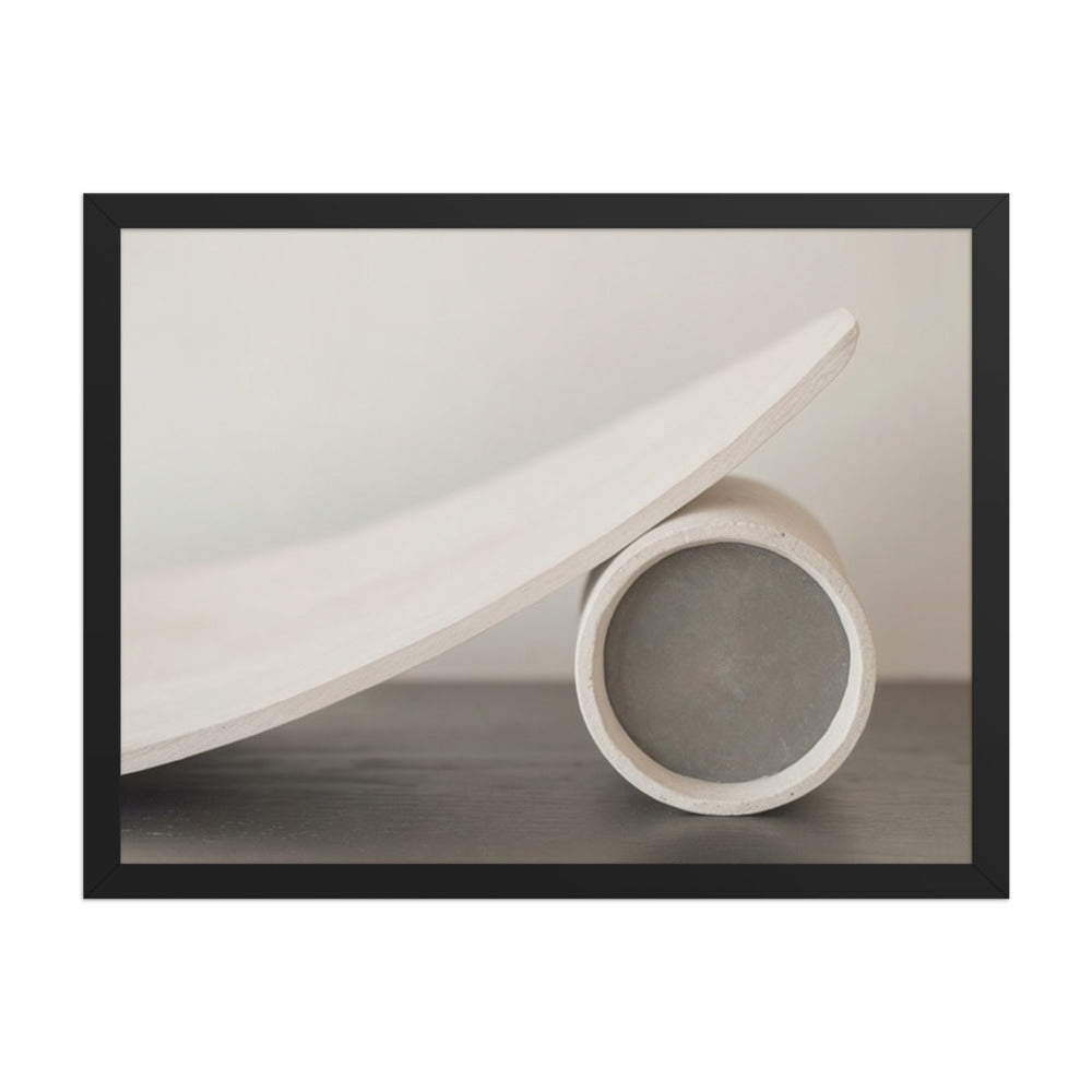 CAMFER — Framed Paper, Black, 18×24