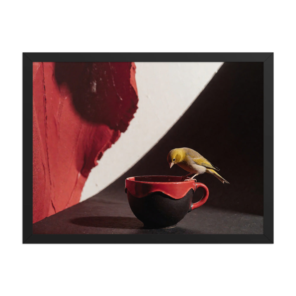 CORK — Framed Paper, Black, 18×24