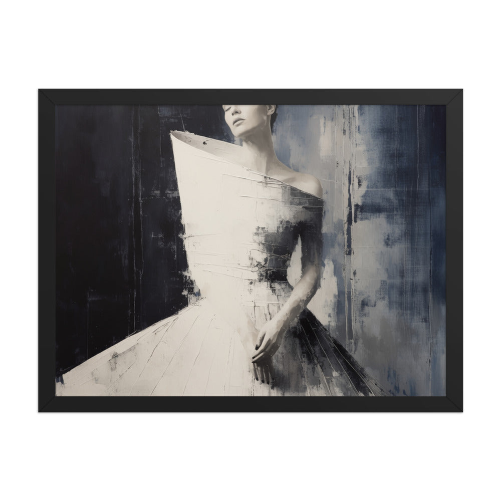 FIGURE — Framed Paper, Black, 18×24