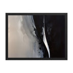 OXIDATION framed paper gloss — Black, 18″×24″