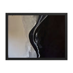 SUBLIMATION framed paper gloss — Black, 18″×24″