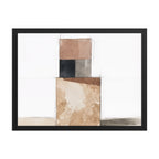 AGGREGATE framed paper gloss — Black, 18″×24″