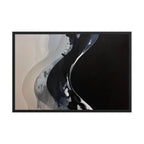 CATALYSIS framed paper gloss — Black, 24″×36″