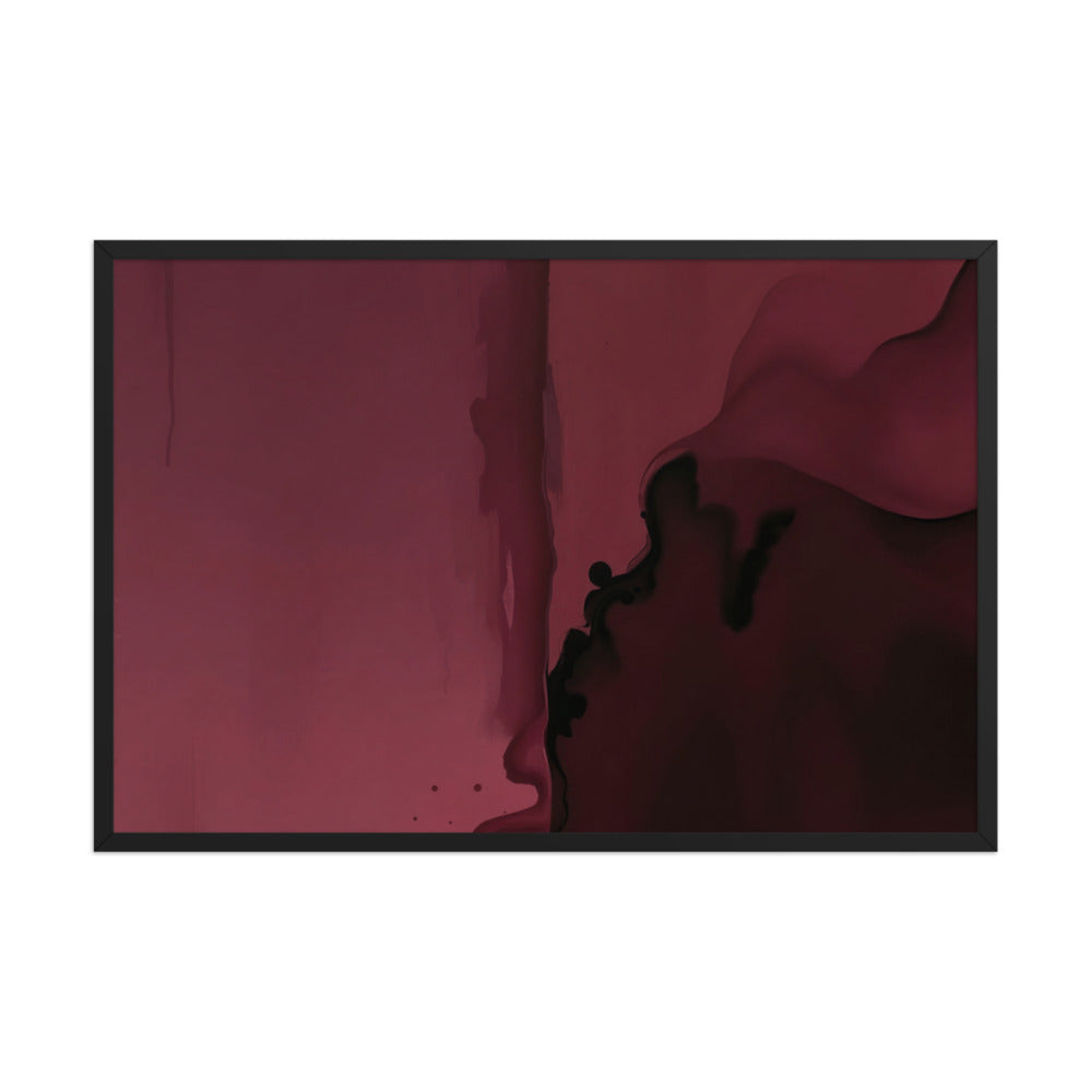 CARINENA — Framed Paper, Black, 24×36