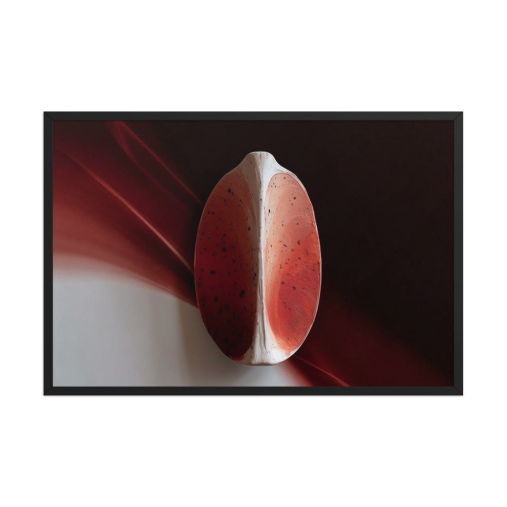 AMPHORA — Framed Paper, Black, 24×36
