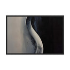 GRADIENT framed paper gloss — Black, 24″×36″