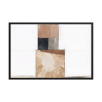 AGGREGATE framed paper gloss — Black, 24″×36″