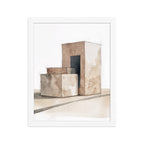 Assembly framed paper in White frame — 11″×14″