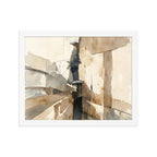 Border framed paper — White, 11″×14″