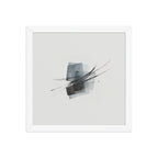 Alder framed paper gloss — White, 12″×12″