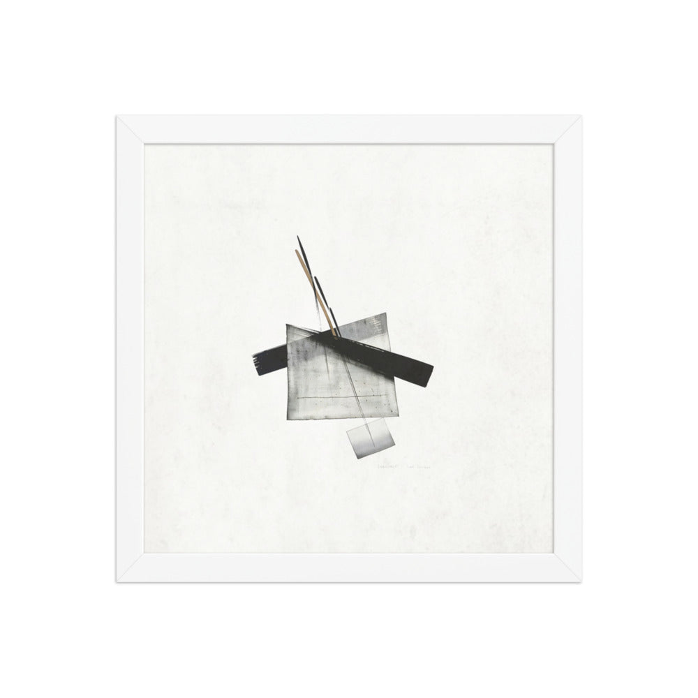 APEX framed paper gloss — White, 12″×12″