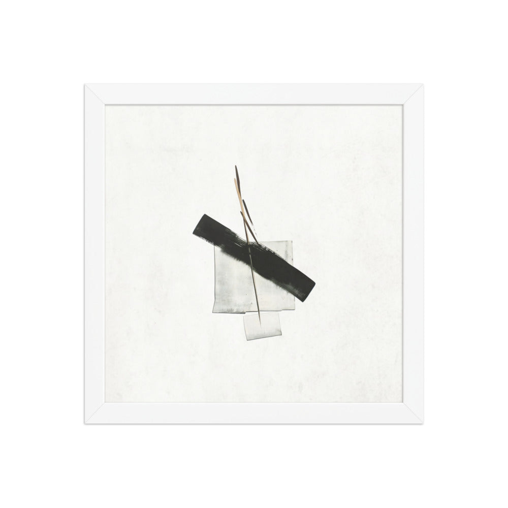 BASE framed paper gloss — White, 12″×12″