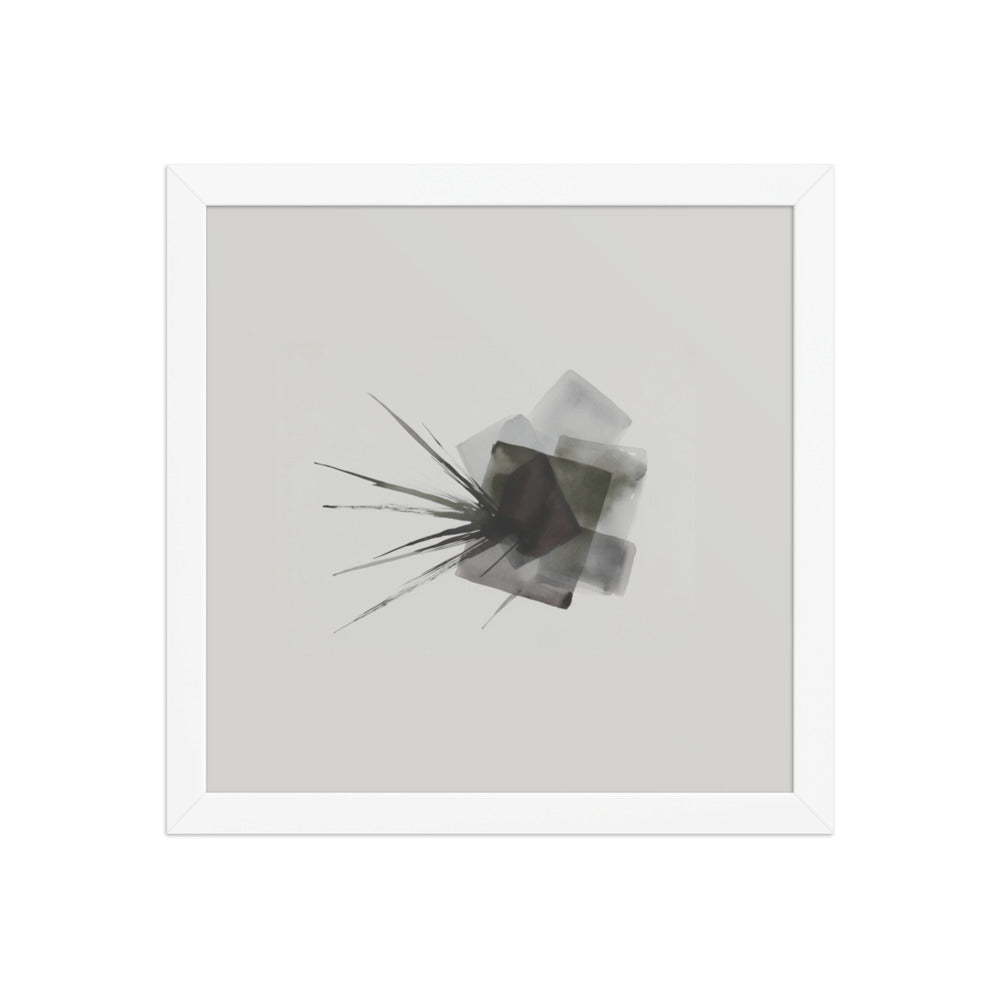 FALLOW framed paper gloss — White, 12″×12″
