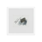 FLUME framed paper gloss — White, 12″×12″