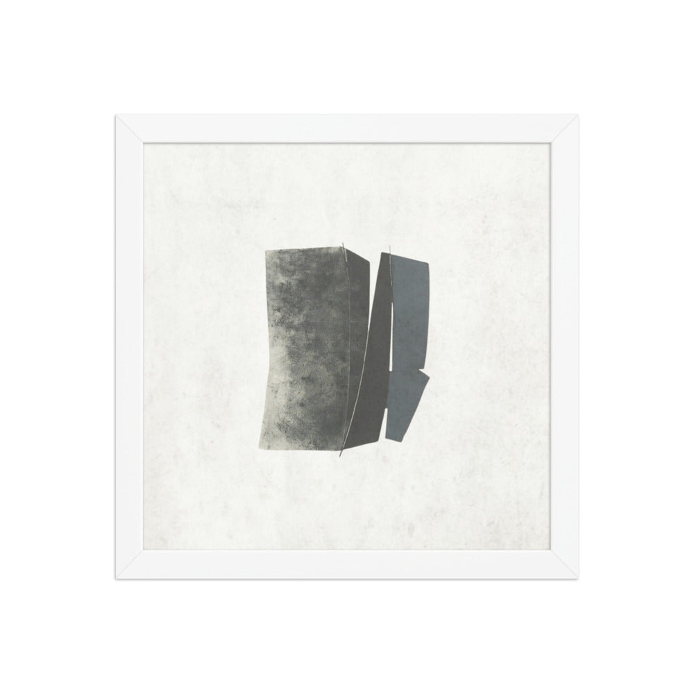 FOLD framed paper gloss — White, 12″×12″