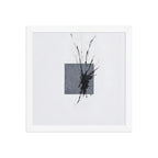 GARGANTUA framed paper gloss — White, 12″×12″