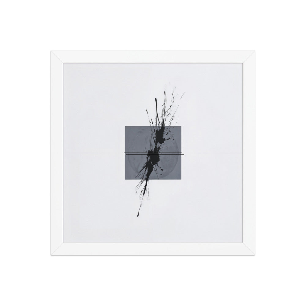 GOLIATH framed paper gloss — White, 12″×12″