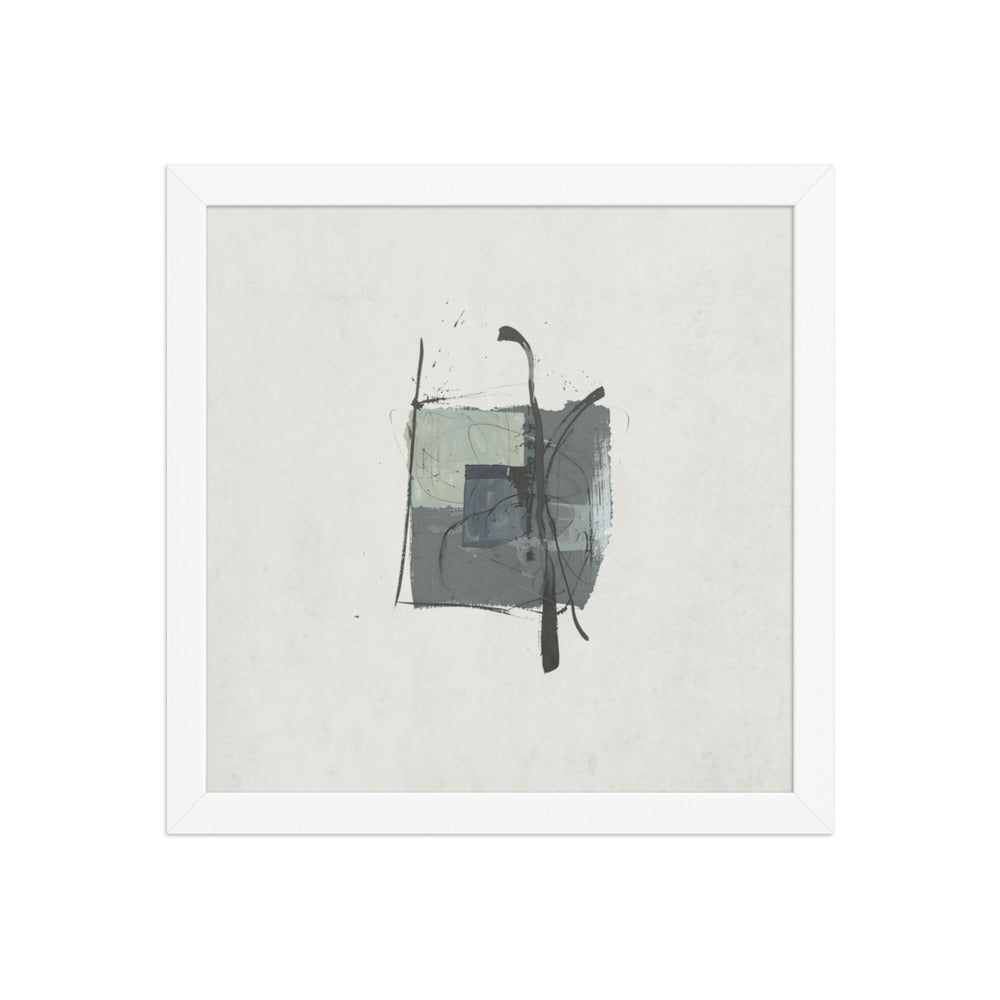 ICON framed paper gloss — White, 12″×12″