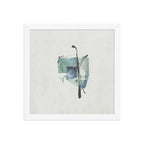IDEA framed paper gloss — White, 12″×12″