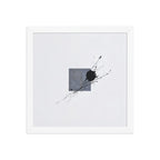 JUGGERNAUT framed paper gloss — White, 12″×12″