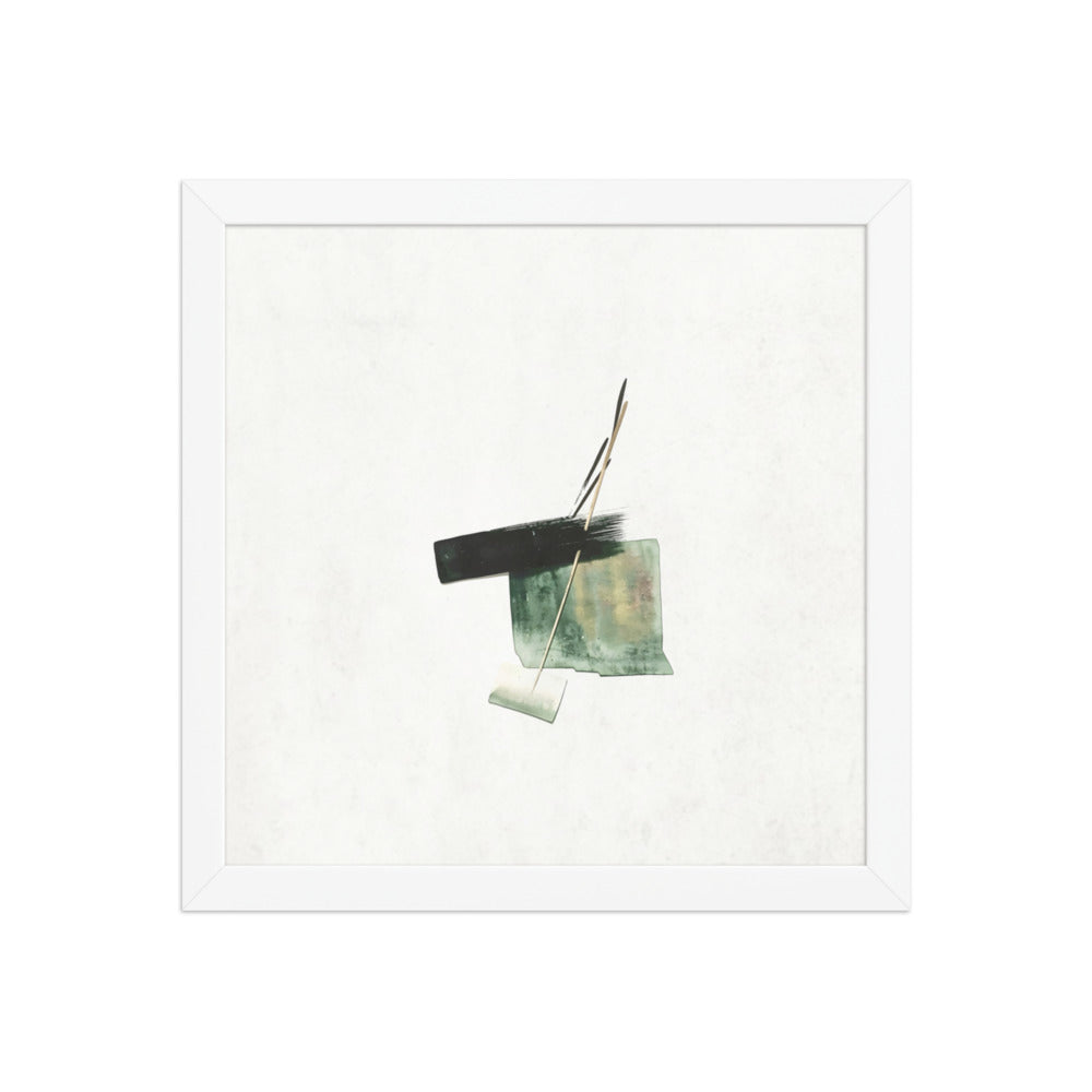 LINER framed paper gloss — White, 12″×12″