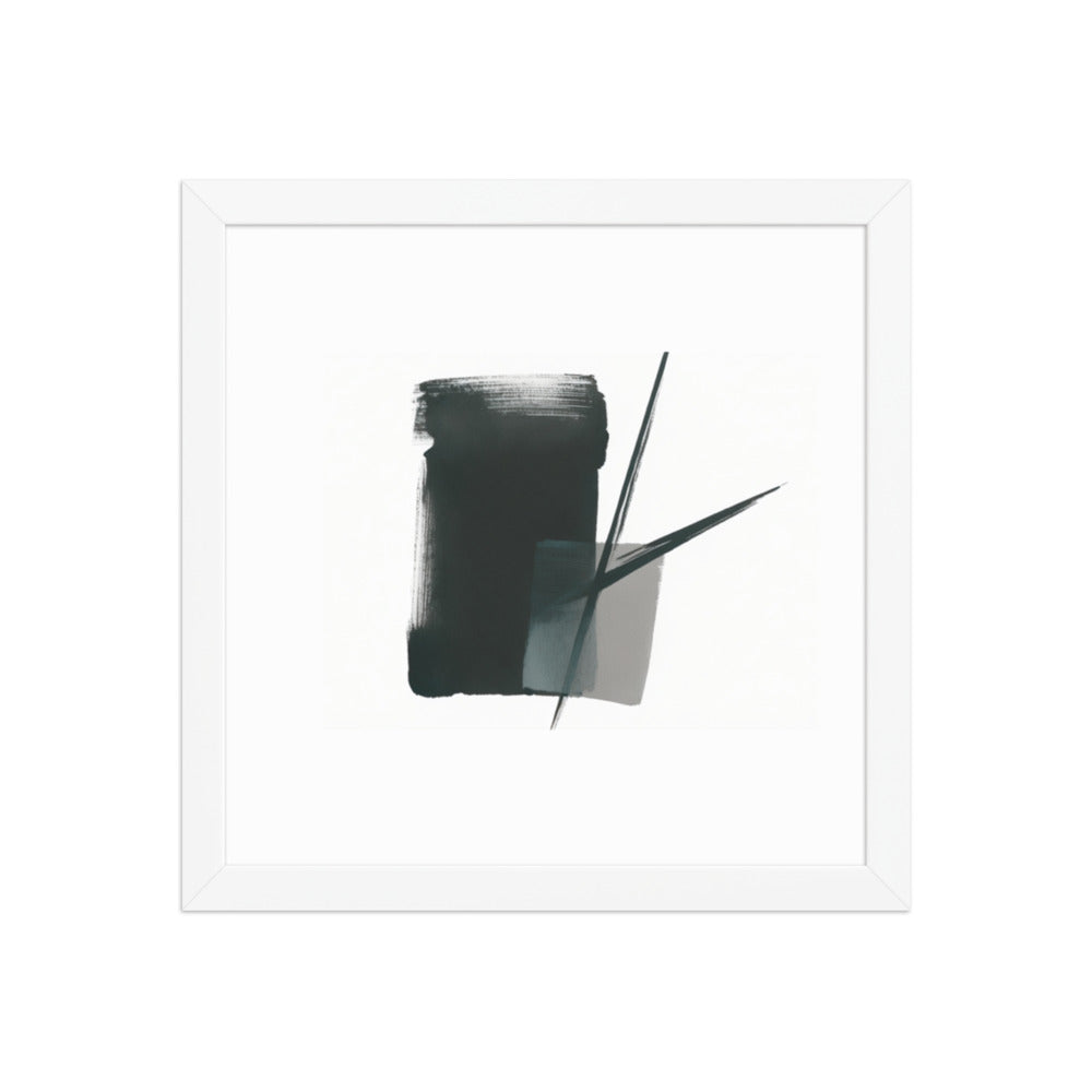 MAKI framed paper gloss — White, 12″×12″