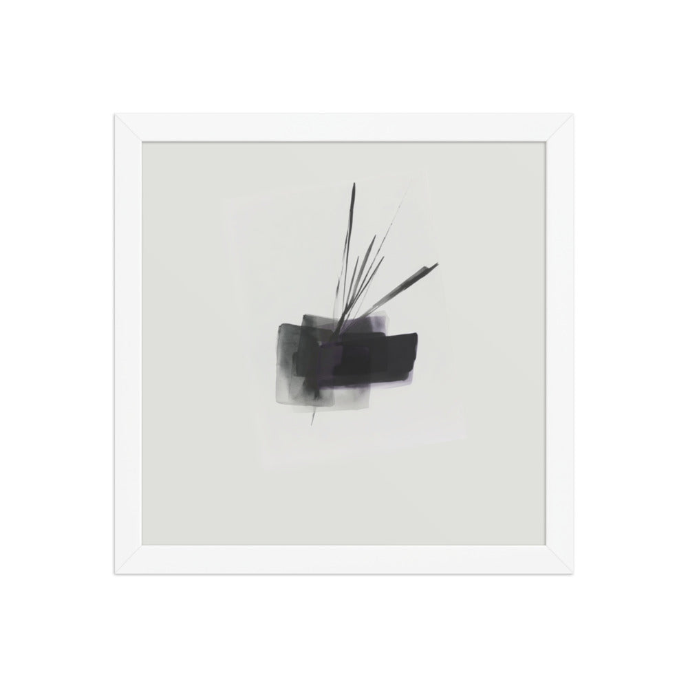 MALLOW framed paper gloss — White, 12″×12″