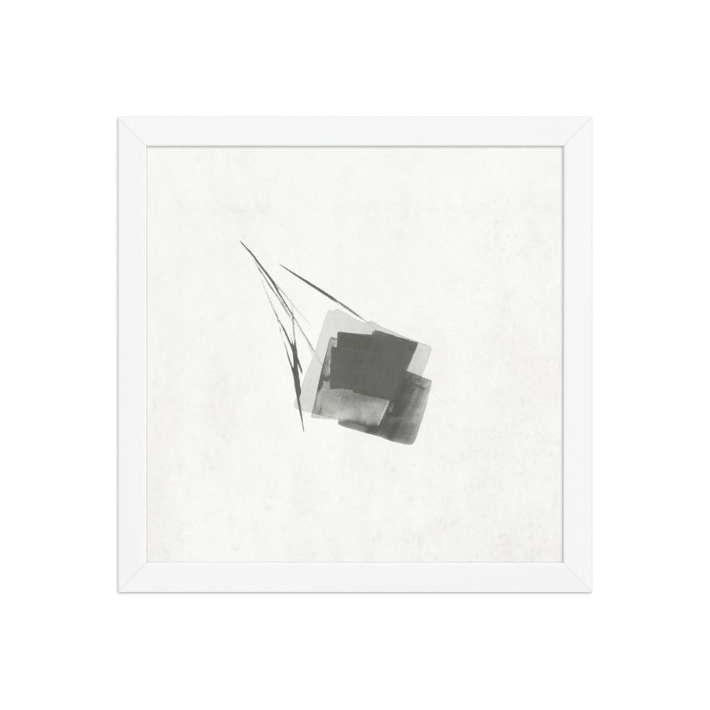 MEER framed paper gloss — White, 12″×12″
