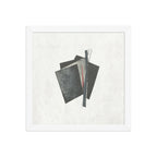 POINT framed paper gloss — White, 12″×12″